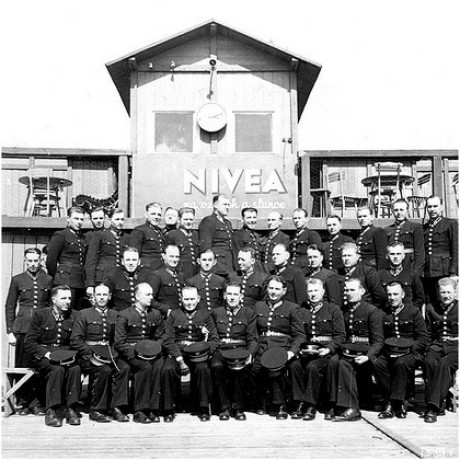 1940 výcvik přístavní policie v Podolské plovárně 3