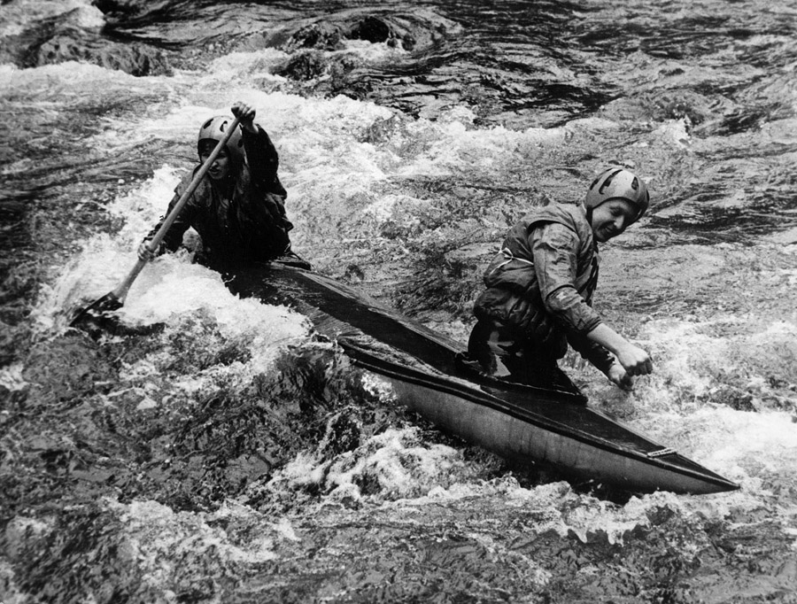 Kamenice, slalom nad Spálovem, 1976 web