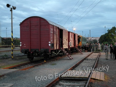 vlak do koncentračního tábora, foto Vrbecký